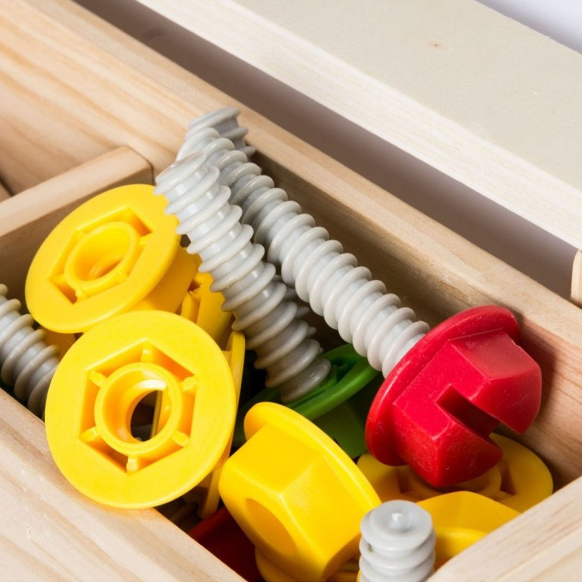 Drewniany zestaw majsterkowicza warsztat XXL - 75 elementów