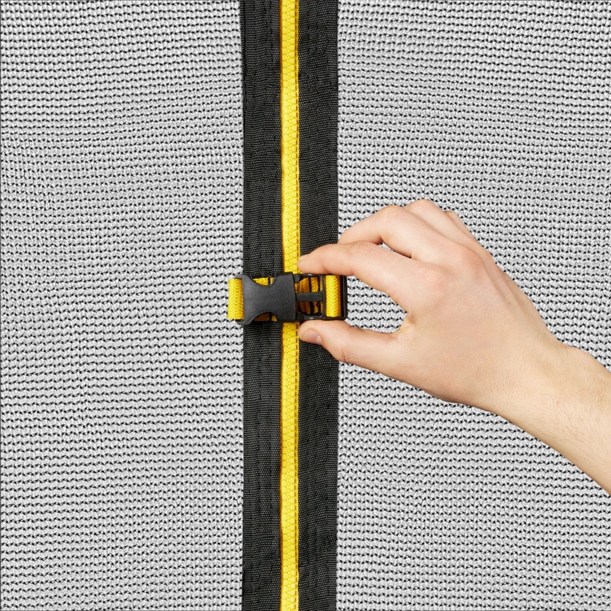 Trampolina ogrodowa XXXL dla dzieci HyperMotion - 430 cm 14FT - z drabinką i siatką wewnętrzną - do domu i ogrodu - 150kg max