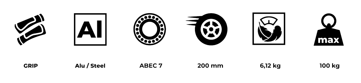 Hulajnoga dla dorosłych HyperMotion REGAMO - biała