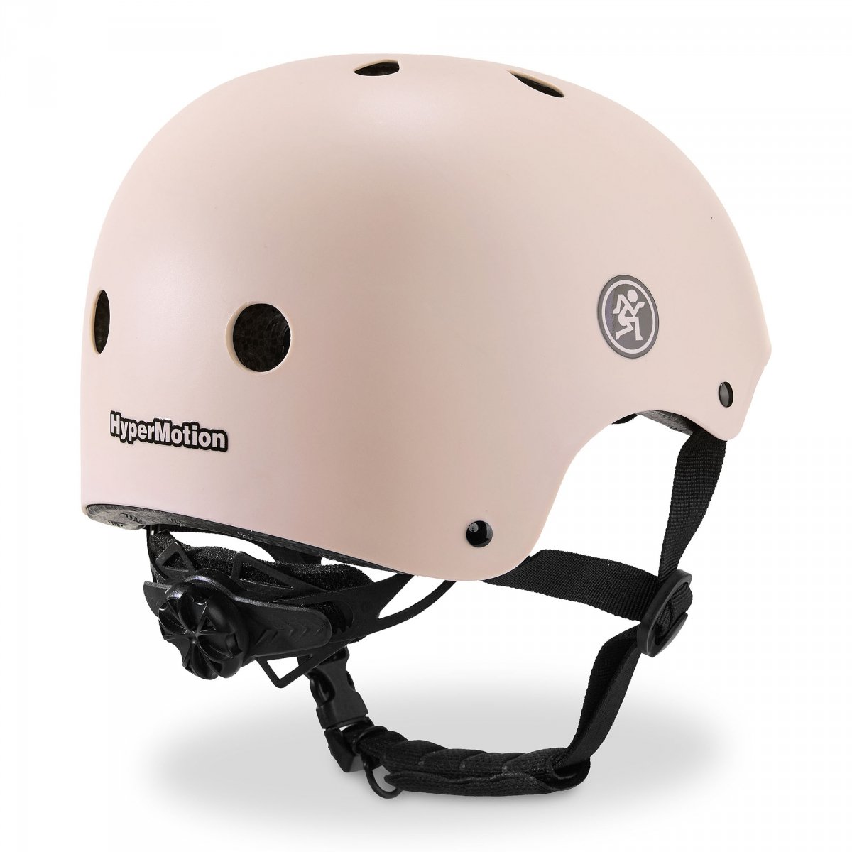 Kask dziecięcy na rower, hulajnogę HyperMotion rozmiar S (46–56 cm), kolor beżowy, matowy