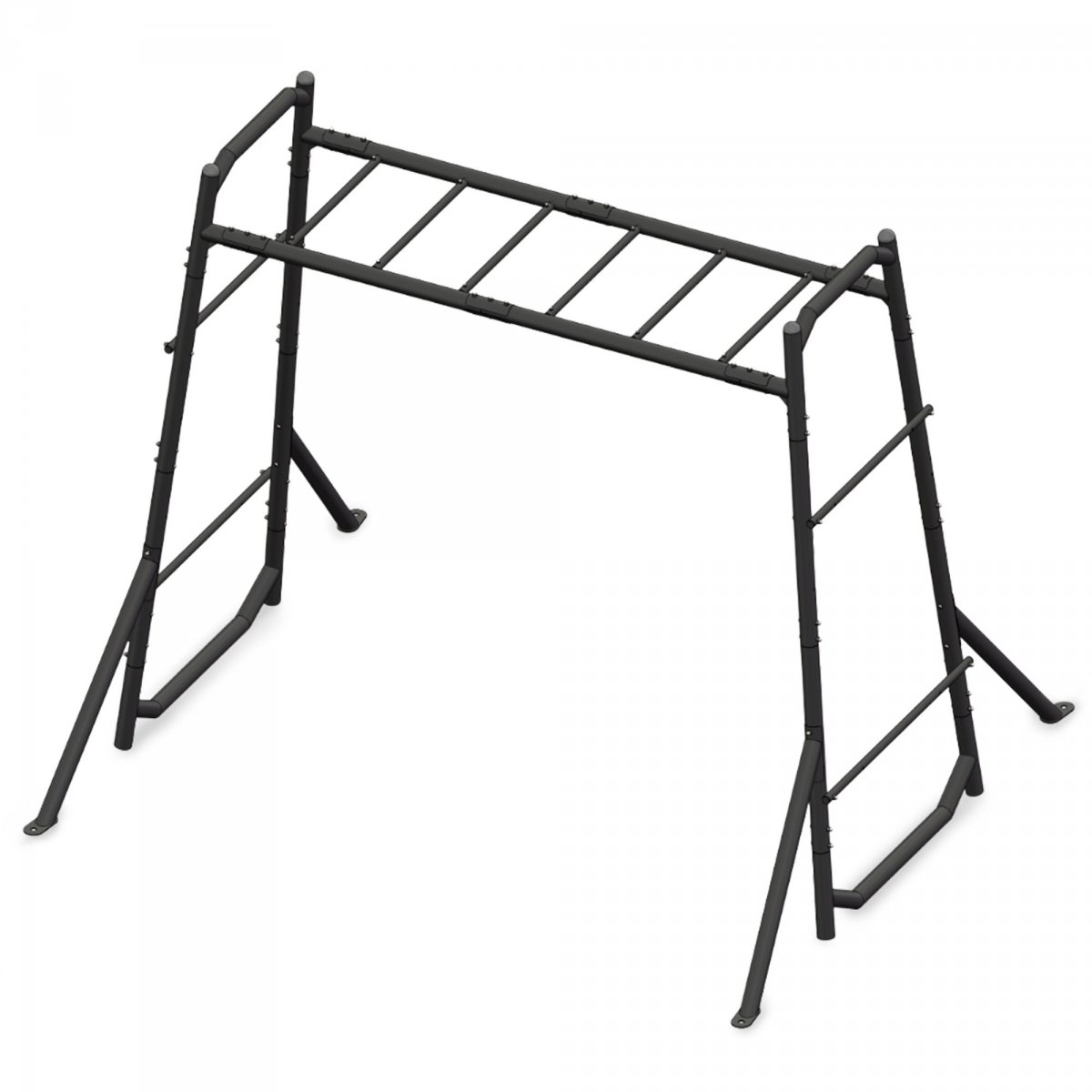 Ogrodowa drabinka gimnastyczna, metalowa