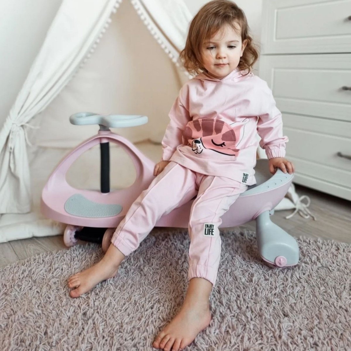 Pojazd dziecięcy TwistCar® - Pastelove + Świecące kółka