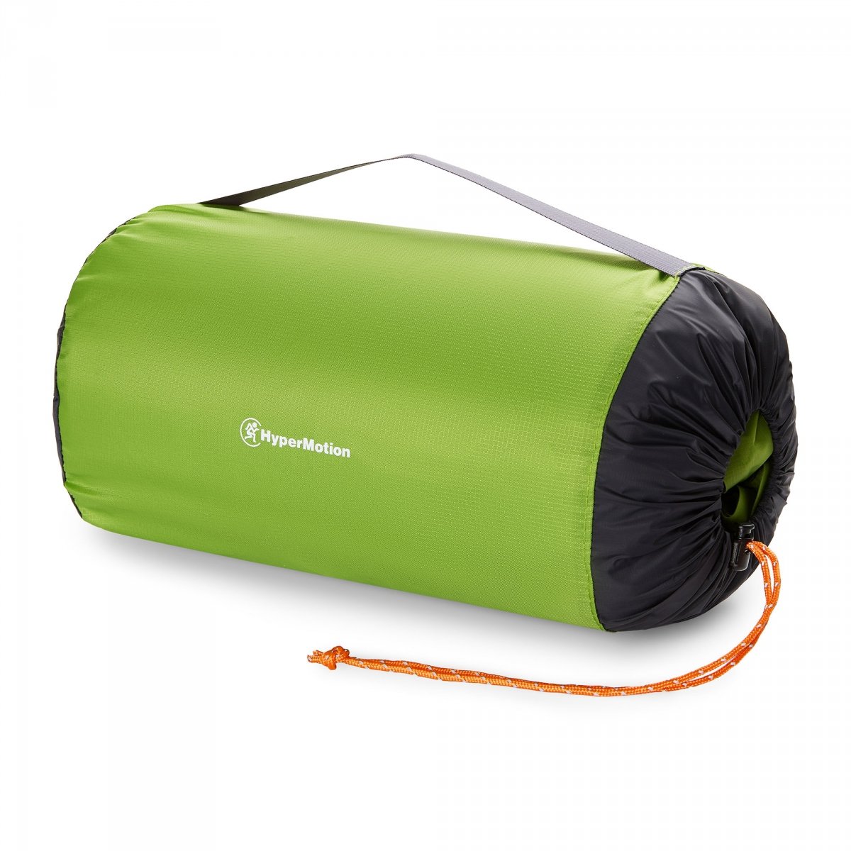 Ultralekki materac dmuchany dwuosobowy do spania na kemping i trekking HyperMotion Campmat – 190x120 cm – zielony
