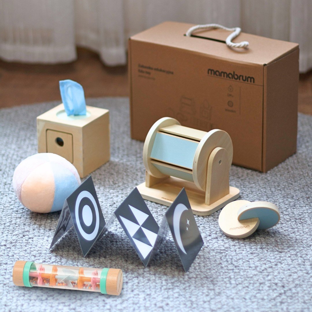 Zestaw zabawek Montessori dla maluszka 0-6 miesięcy