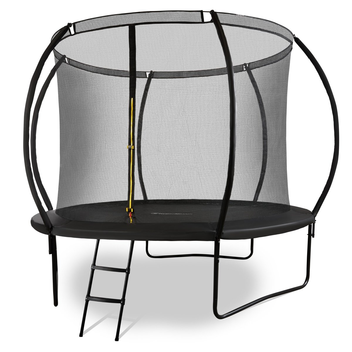 Trampolina ogrodowa XL dla dzieci HyperMotion - 305 cm 10FT - z drabinką i siatką wewnętrzną - do domu i ogrodu