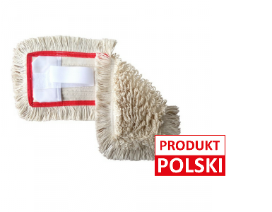 Mop bawełniany kieszeniowy z tasiemką 50cm