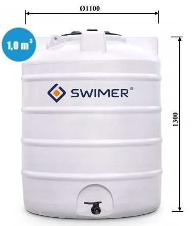 SWIMER WATER Tank 1000L CZ