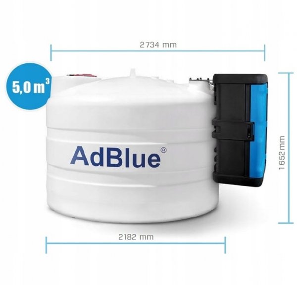 Zbiornik na AdBlue 5000L SWIMER BLUE TANK ELJPS EL CLASSIC