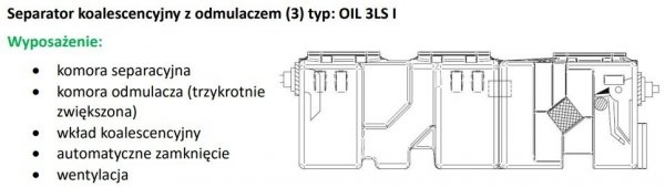 Separator Substancji Ropopochodnych OIL 3LS I 3