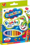 Flamastry Bambino12 kolorów Mazaki szkolne