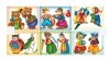 Klocki 12 elementowe Zwierzęta 6 układanek Puzzle Adamigo