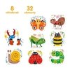 CzuCzu Puzzle Robaczki Czworaczki Pierwsze układanki 2+
