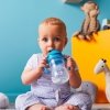 B.BOX Nowy innowacyjny Bidon ze słomką 240ml Kobaltowy BB00508