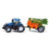 Siku 1668 Traktor ze spryskiwaczem upraw Traktor New Holland