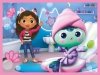 Puzzle Klocki przestrzenne Koci domek Gabi 12 elem Clementoni