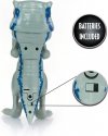 Blue Trigger Chomper Ryczący Dinozaur Velociraptor Blue Dinozaur na baterie