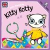 Kicia Kocia Po angielsku Kitty Kotty Is ill Anita Głowińska Książeczka