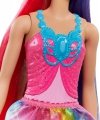 Barbie Dreamtopia Lalka Księżniczka Kolorowe włosy Tęczowa Mattel 