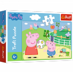 Puzzle Świnka Peppa 60 el Zabawy z przyjaciółmi Trefl 17356