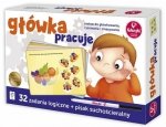 Główka pracuje Zadania logiczne + Pisak suchościeralny Kukuryku 