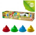 Eco Farby do malowania Palcami SES Spieralne 4 Kolory
