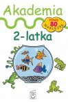 Akademia 2-latka Książka z zadaniami Naklejki ćwiczenia