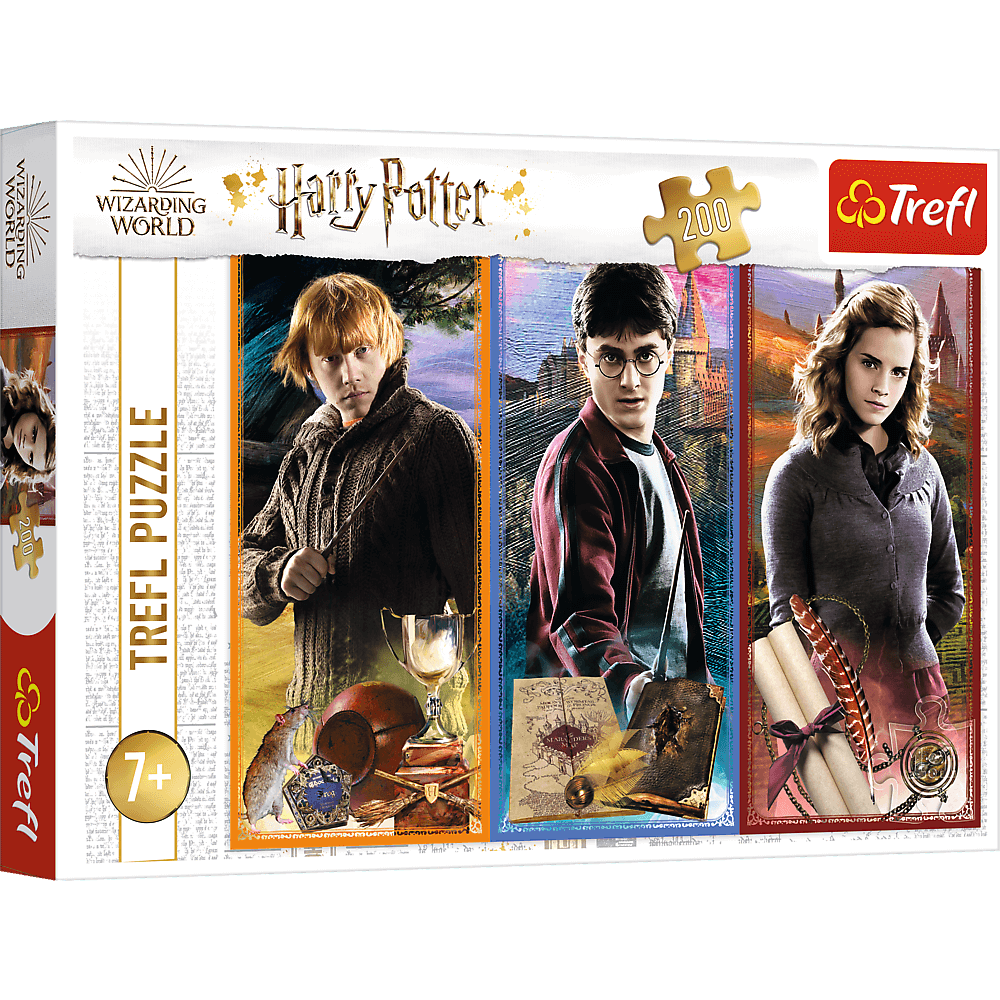 Harry Potter Puzzle 200 w świecie Magii Trefl 13277 7+