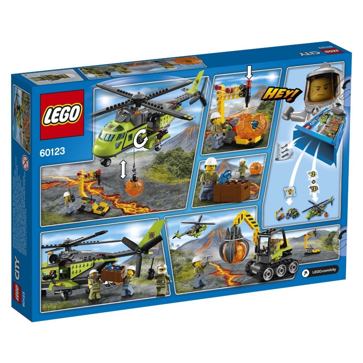 Lego Dla Chłopców 7 Lat LEGO City Klocki Helikopter Transportowy 60123 - City - LEGO - Klocki