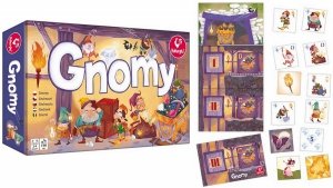 Gnomy Gra planszowa Rodzinna Kukuryku 7+
