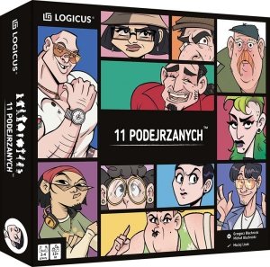 Gra detektywistyczna 11 Podejrzanych Logicus Kukuryku