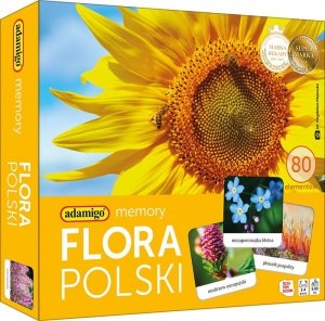 MEMORY Flora Polski Rośliny 80 elementów Gra pamięć