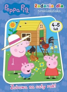 Świnka Peppa Zadania Kolorowa dla przedszkolaka Zabawy na cały rok 4-5lat