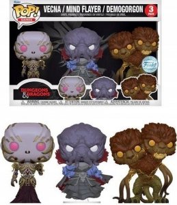 Figurki FUNKO POP Dungeons & Dragons Złoczyńcy 3-pak Vecna Mind Flayer