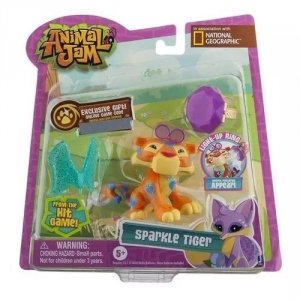 Figurka Tygrys Błyszczący z akcesoriami Sparkle Tiger Animal Jam
