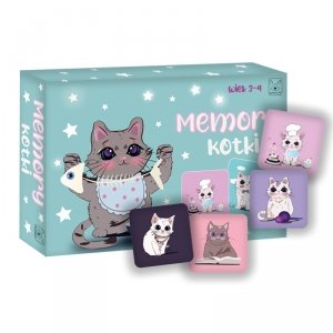 Memory Kotki Gra pamięciowa 24 karty Memo Kangur 