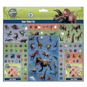 Naklejki z Dinozaurami 500el Dinozaury Zestaw naklejek