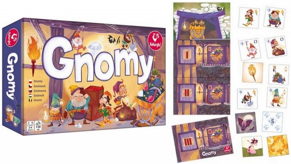 Gnomy gra planszowa rodzinna Kukuryku