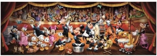 Puzzle panoramiczne 1000 Disney Orkiestra