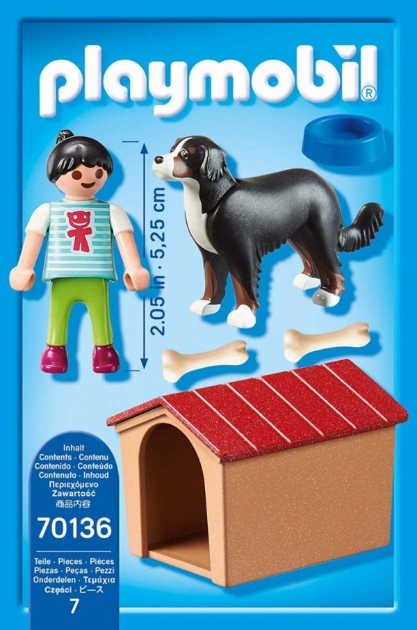 Playmobil Country 70136 Dziewczynka z pieskiem Buda psa