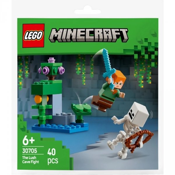 LEGO Minecraft Walka w bujnej jaskini 30705