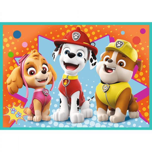 Puzzle Psi Patrol 4w1 Ekipa Psiego Patrolu Trefl 34346 3+