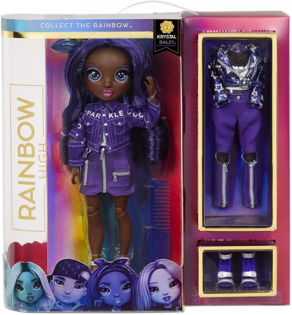 Rainbow HIGH Lalka Krystal Bailey fashion + Akcesoria MGA