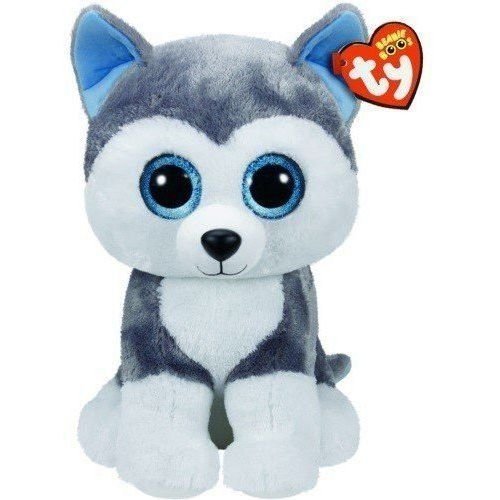 TY Maskotka Pies Husky Slush 24 cm Beanie Piesek Błyszczące oczy
