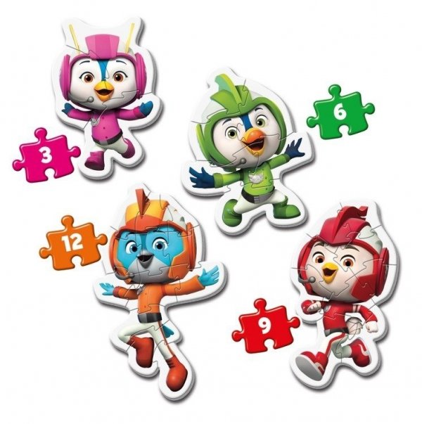 Ptasia akademia Moje Pierwsze Puzzle Grube 2+ Clementoni 