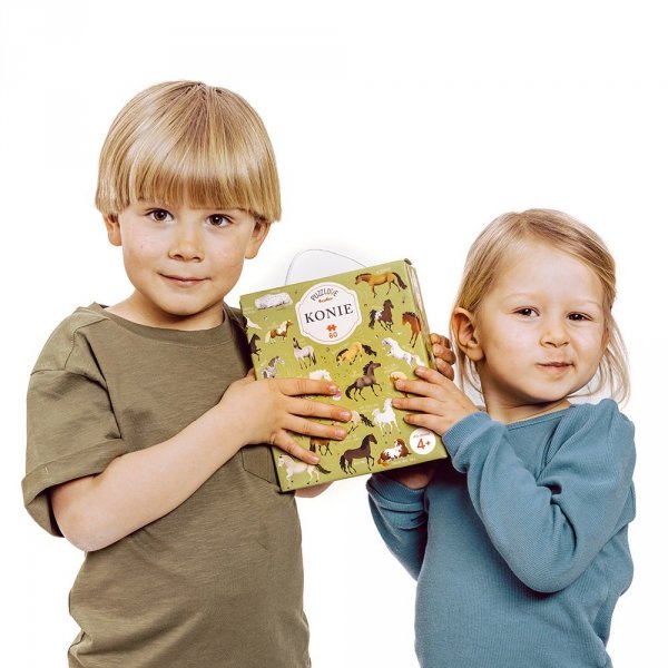 Puzzle Konie 60 Puzzlove Rasy Koni CzuCzu Koń