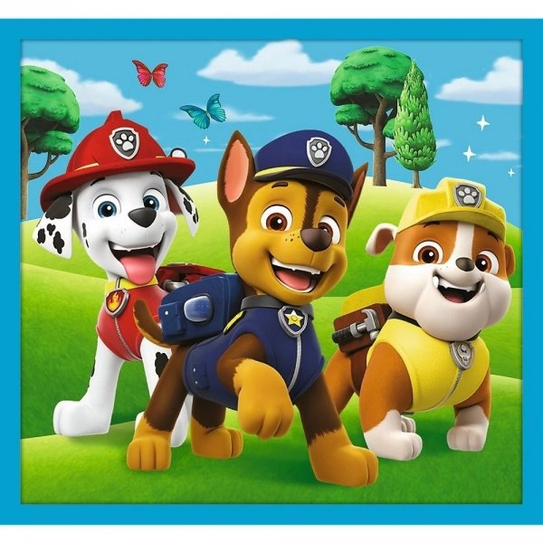 Puzzle Psi Patrol 10 Układanek 329 el.Niezawodna drużyna 10w1