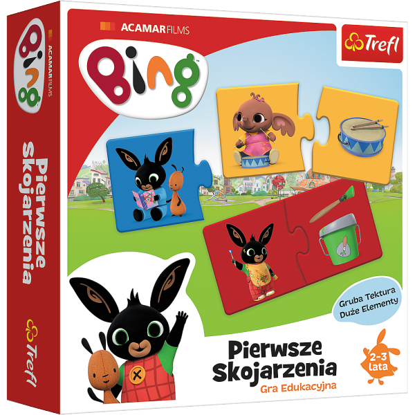 Bing Pierwsza Gra Edukacyjna Skojarzenia Trefl 2+