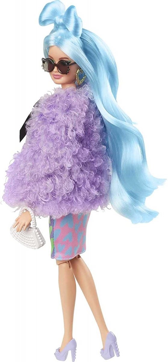  Barbie Extra Delux Lalka Ubrania + kotek Mattel GYJ69