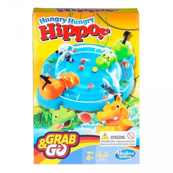 Głodne hipcie Gra zręcznościowa podróżna Hasbro