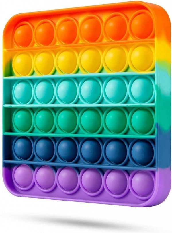 PUSH Pop It Bubble Zabawka antystresowe Sensoryczne Kolorowa
